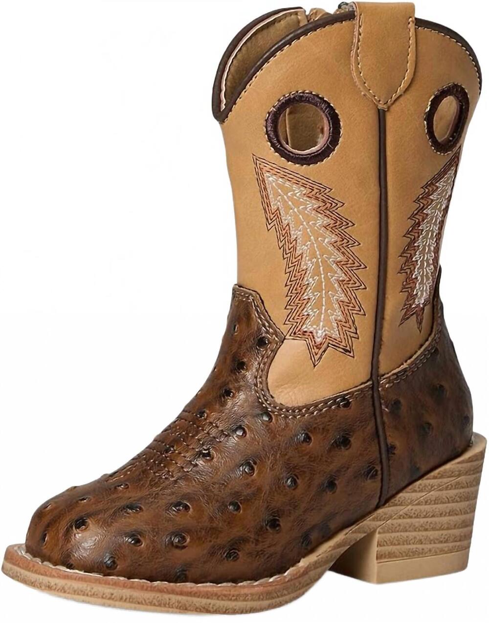 NEW ROPER boys walker bumps boot in brown